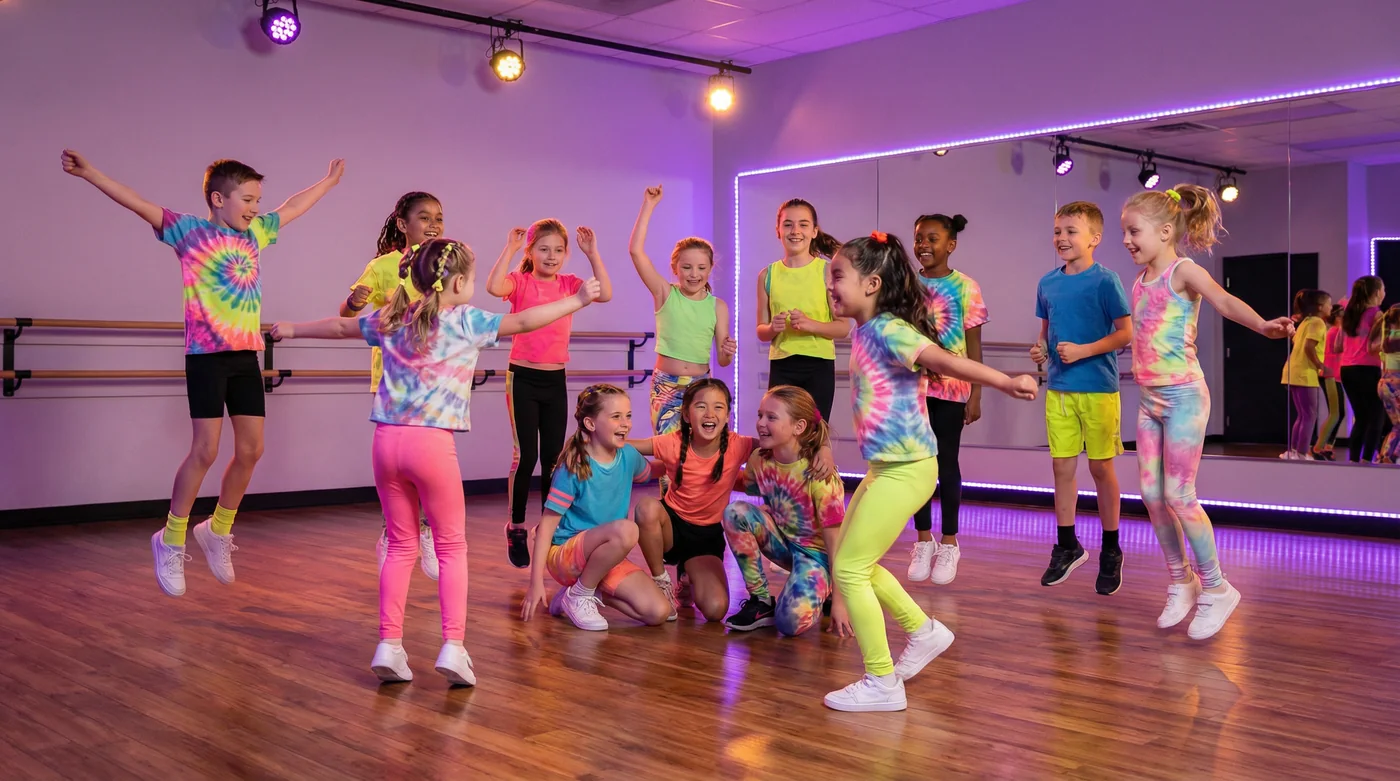 Kids movement class at UNDRGRND Movement studio, Southport Gold Coast